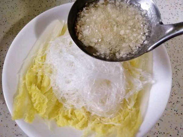 快手蒜蓉粉丝娃娃菜