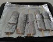 酒酿香酥竹签烤带鱼的制作过程