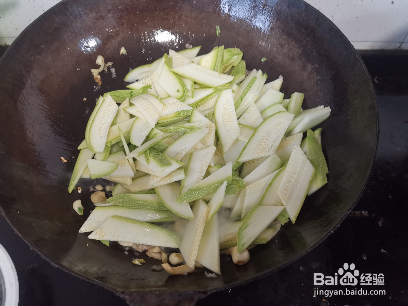 肉末蒜丁炒西葫芦