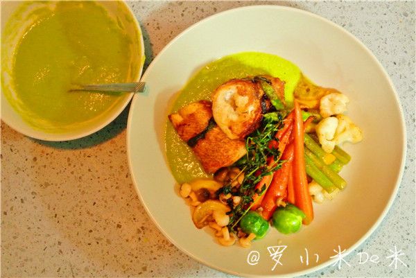 红鱼青豆泥时蔬