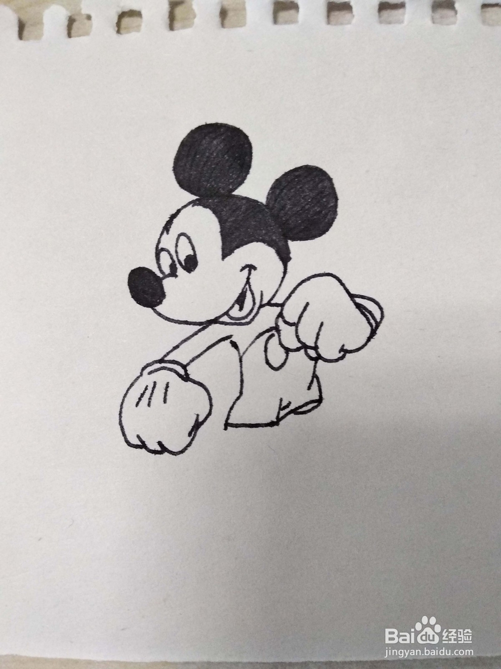 怎么画米老鼠卡通简笔画如何画米老鼠