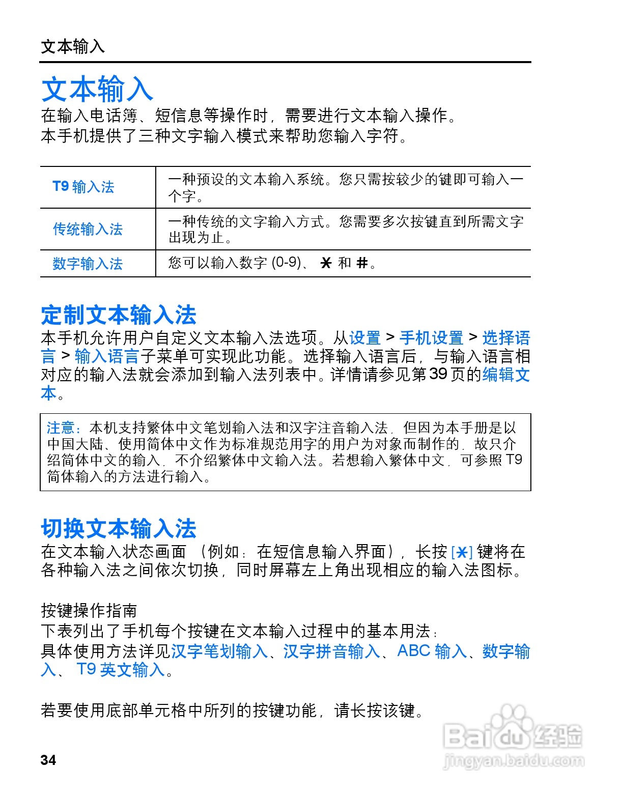 松下vs3手机使用说明书:[4]
