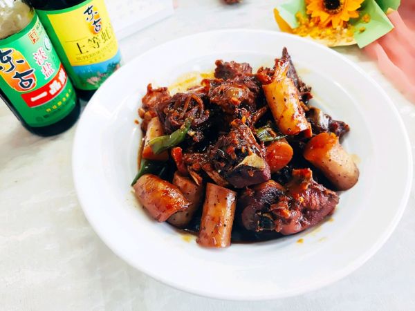 大公鸡炖铁棍山药