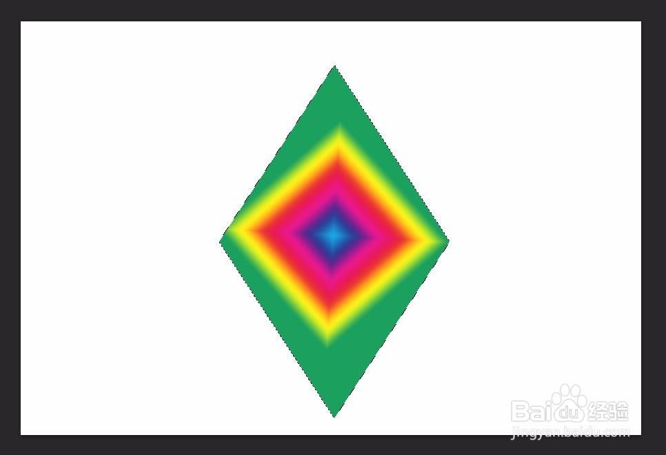 怎么用ps做出来菱形渐变