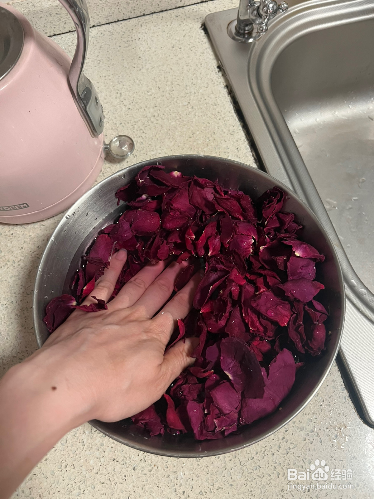 玫瑰酱干花版的做法