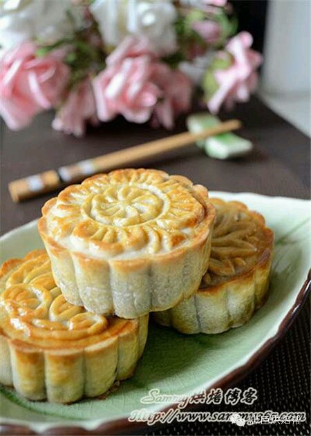 广式绿豆沙月饼