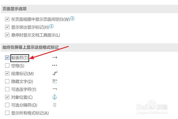 Word2021怎么设置始终显示制表符