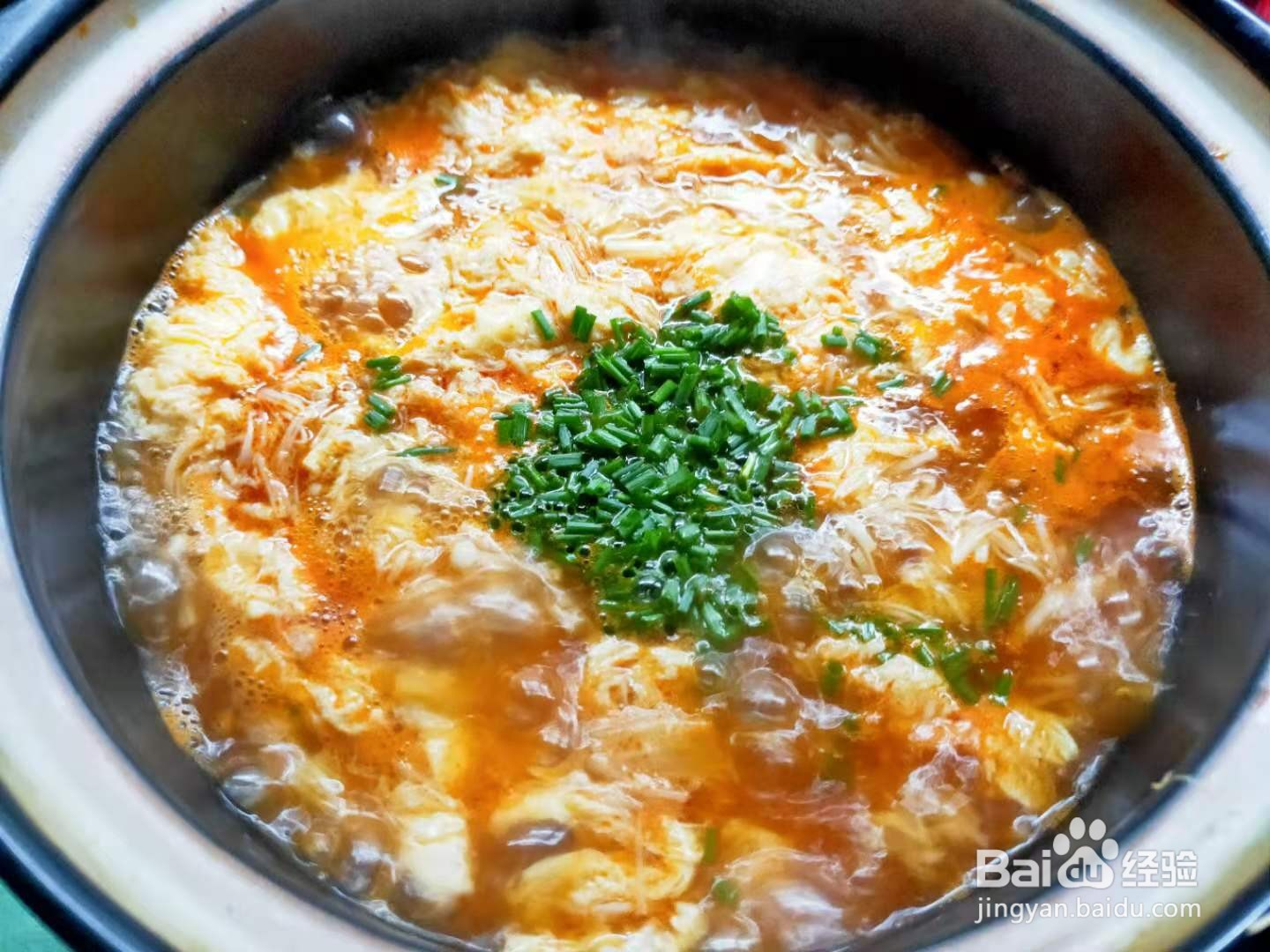 金针菇蛋花汤---养生菜系列