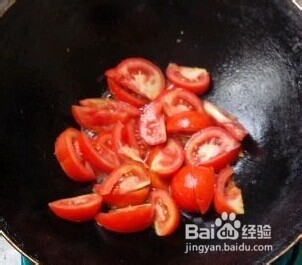 番茄与鸡蛋拌面