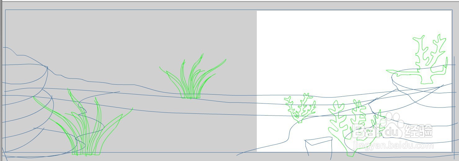 flash如何绘制一个海底世界背景