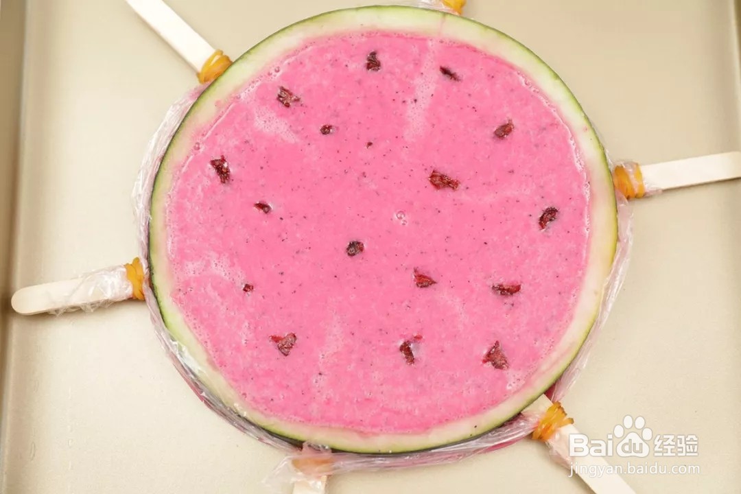 西瓜冰淇淋的做法