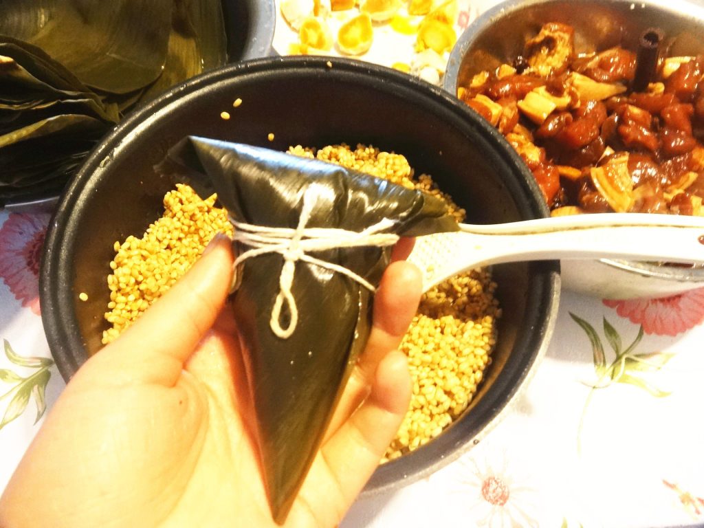蛋黄肉粽最佳的做法,要不要来学学啊!