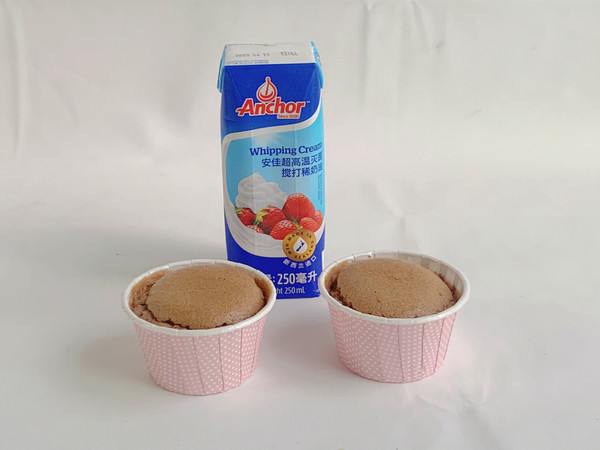 巧克力奶油纸杯蛋糕