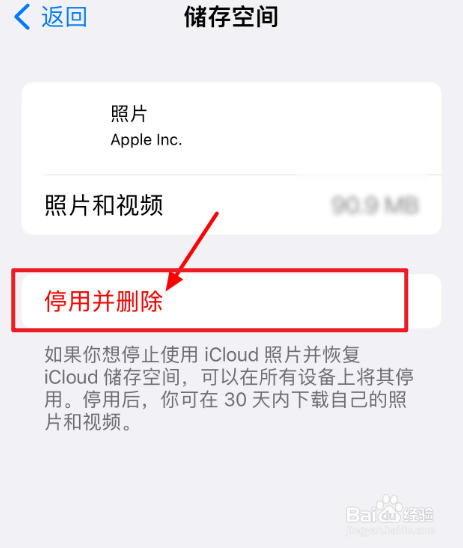 苹果手机的iCloud照片怎么停用