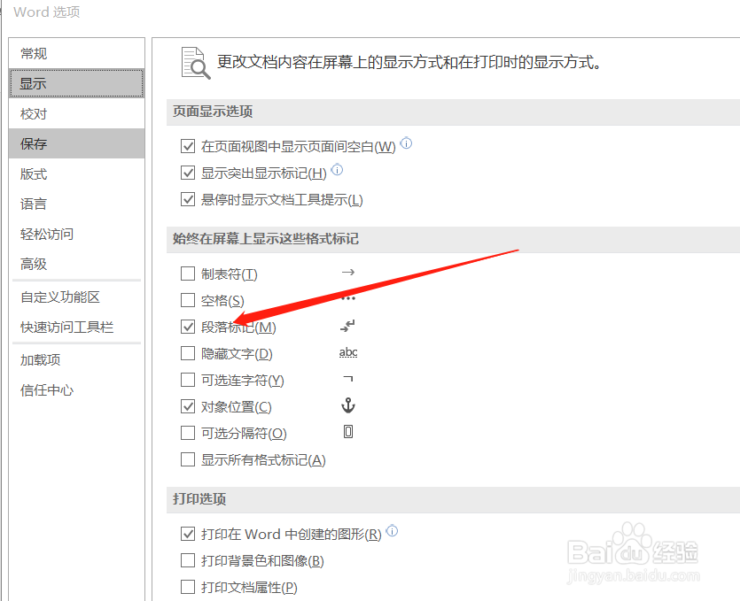 怎样可以让WORD文档中的回车符不显示