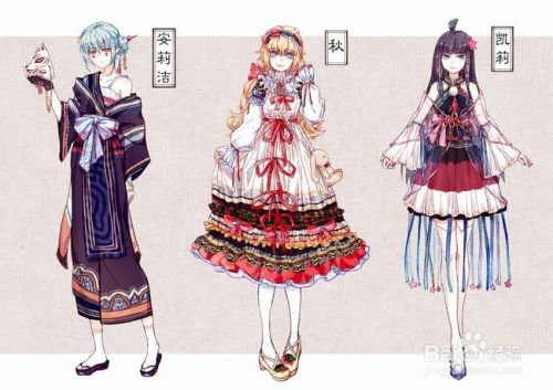 绘画新手怎么画动漫人物衣服 百度经验