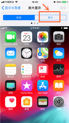 iPhone怎么把App图标和文字都放大？