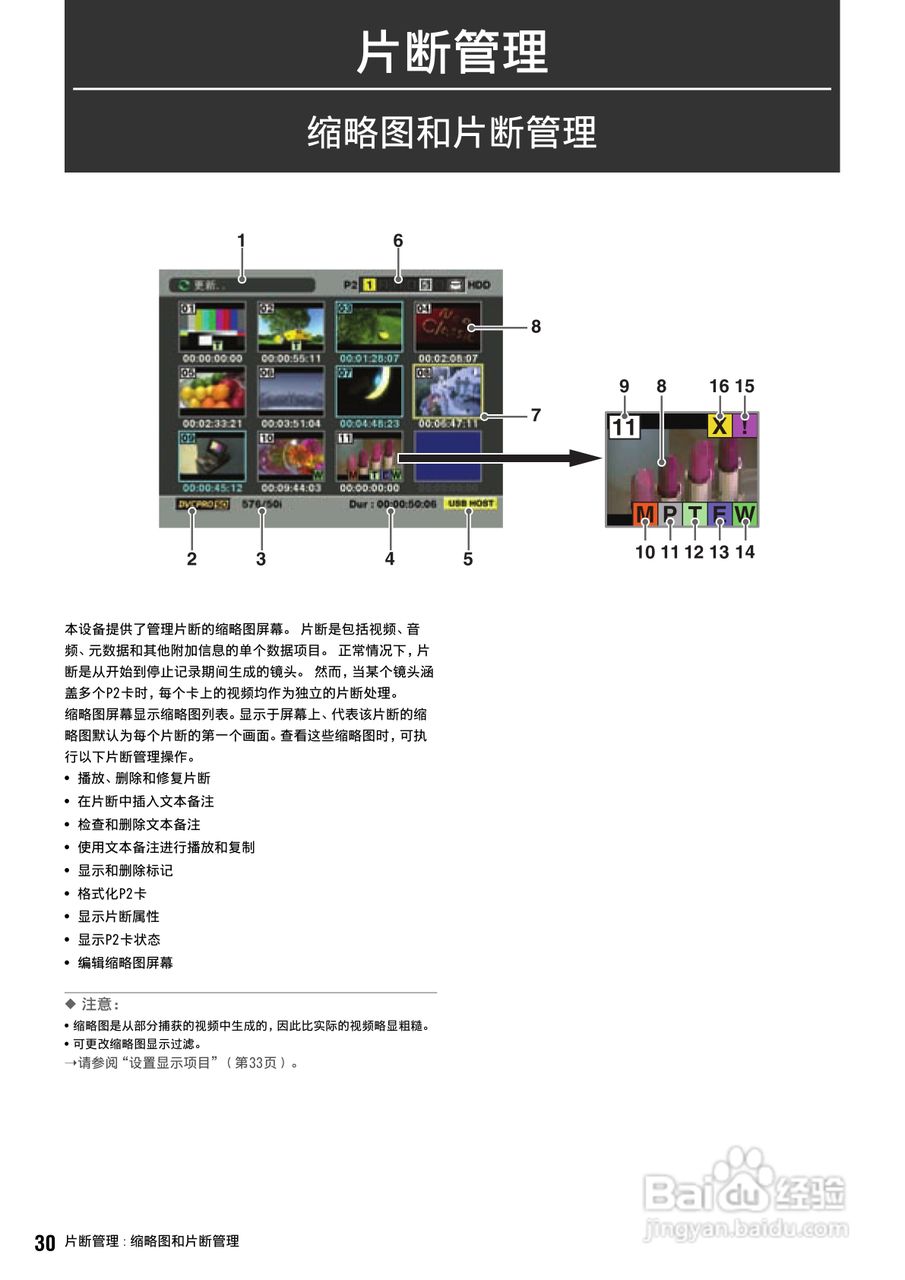 松下 AJ-HPS1500MC编辑录放机操作手册:[3]