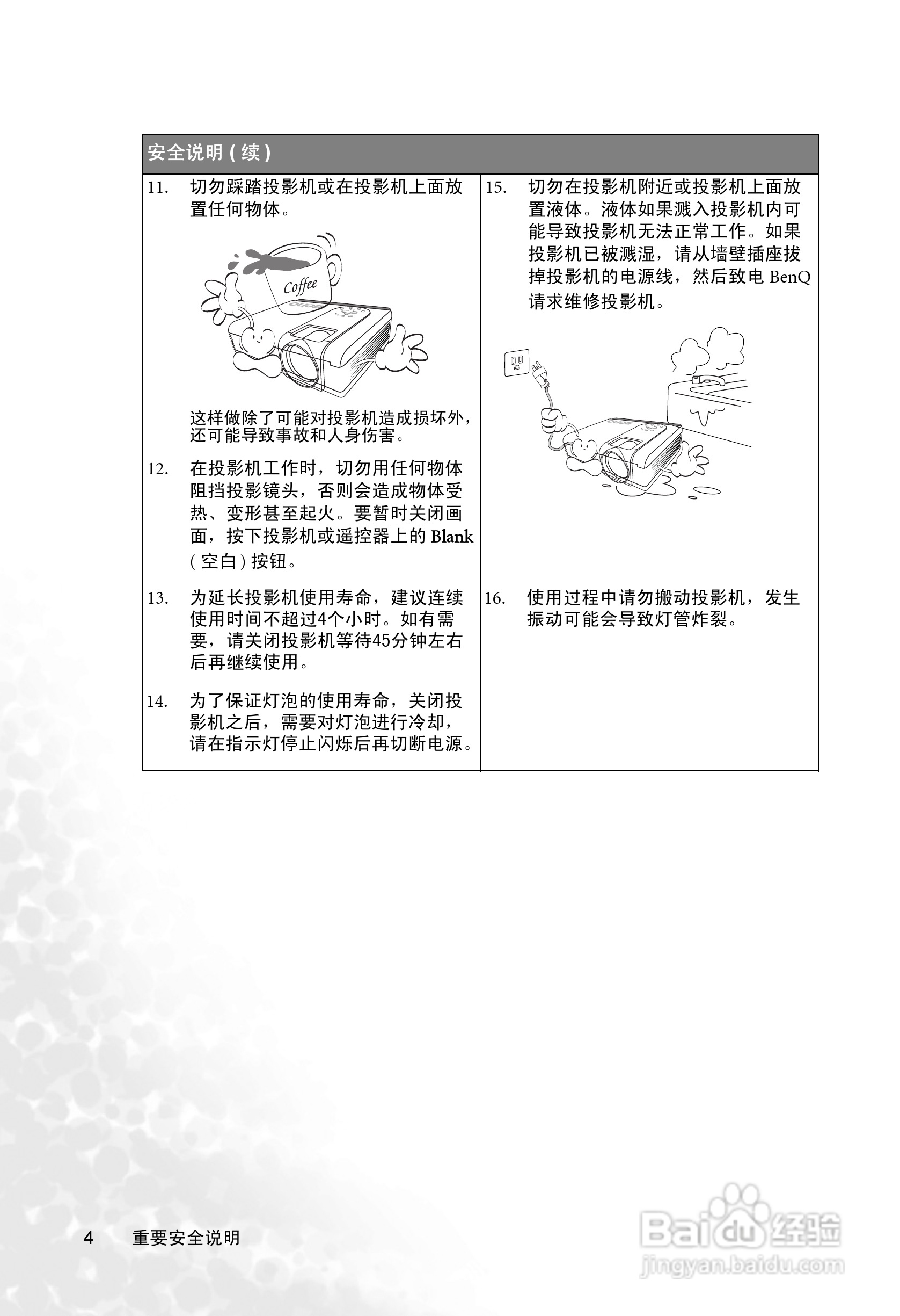 明基PB6245投影机使用说明书:[1]