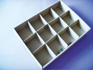 手工自制格子收纳盒