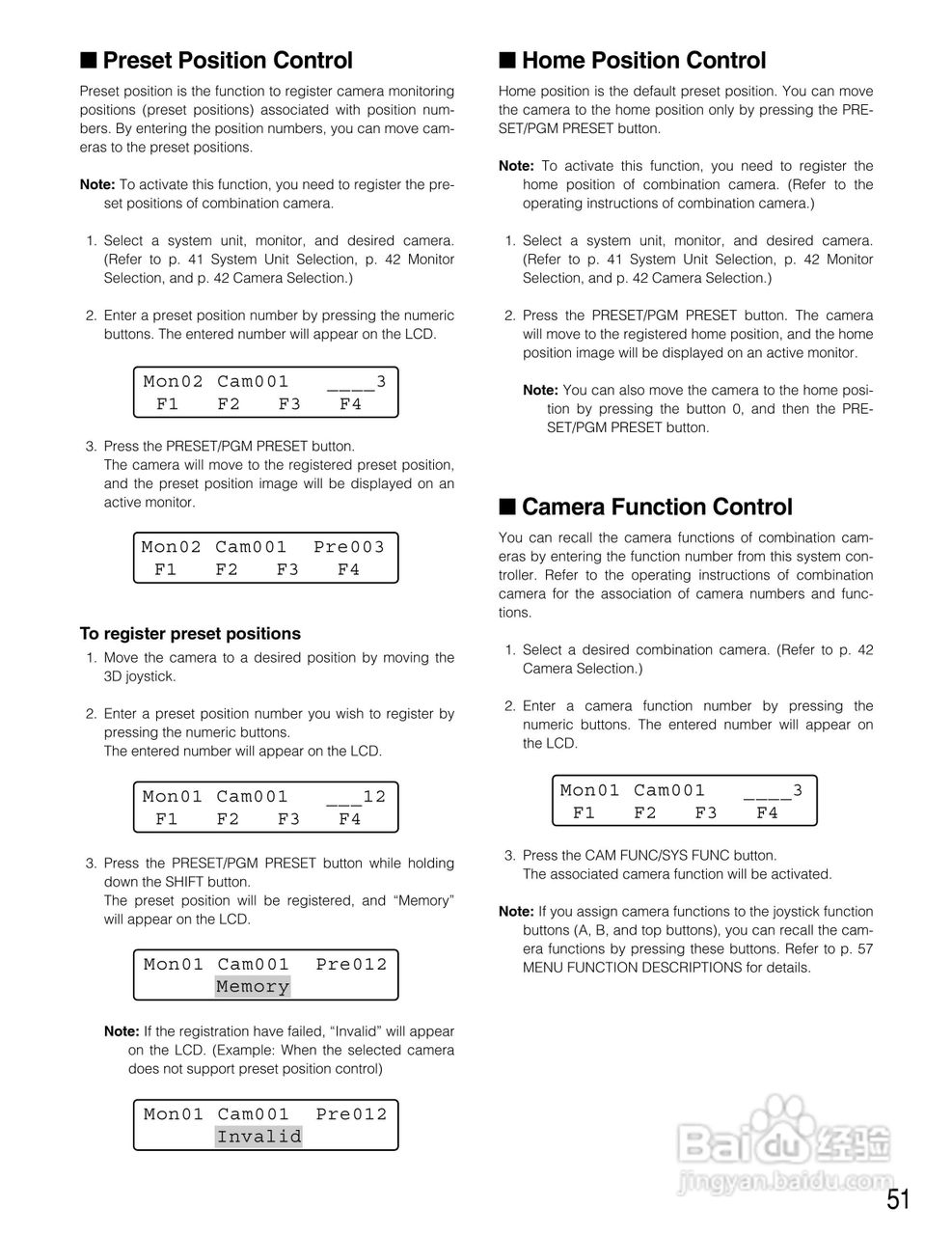Panasonic WV-CU650以太网络系统控制器说明书:[6]