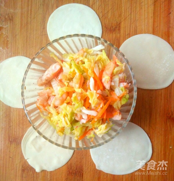 翡翠虾饺的做法