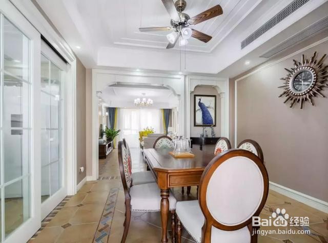 130平美式风格，华丽优雅，浪漫精致