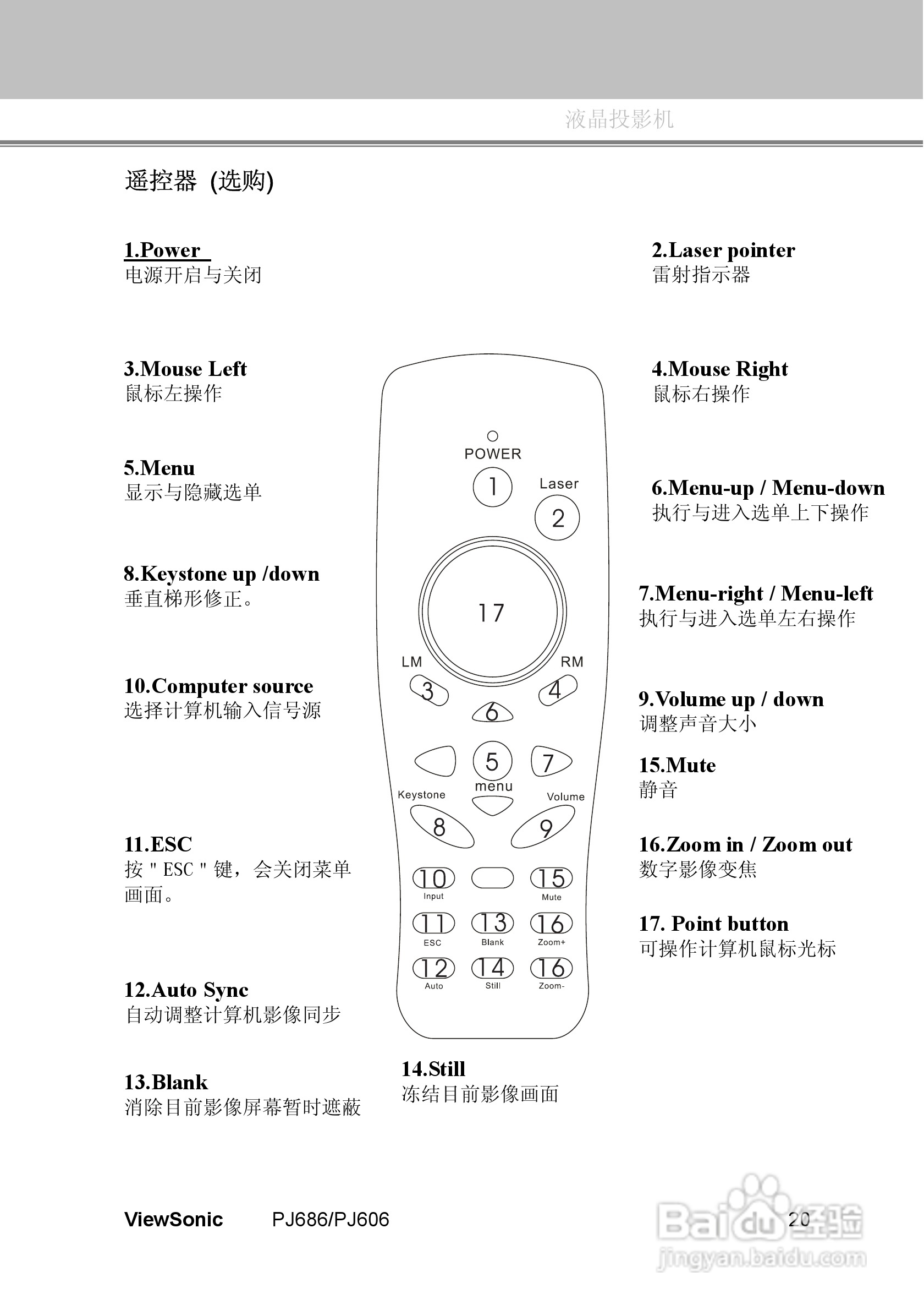 优派PJ686投影机使用说明书:[3]