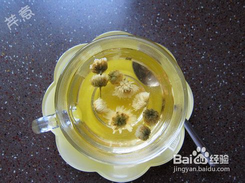 菊杞蜂蜜茶的做法