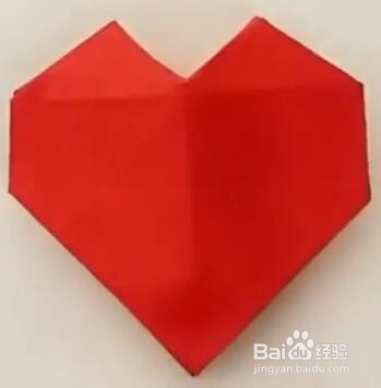立体爱心模型的折纸艺术