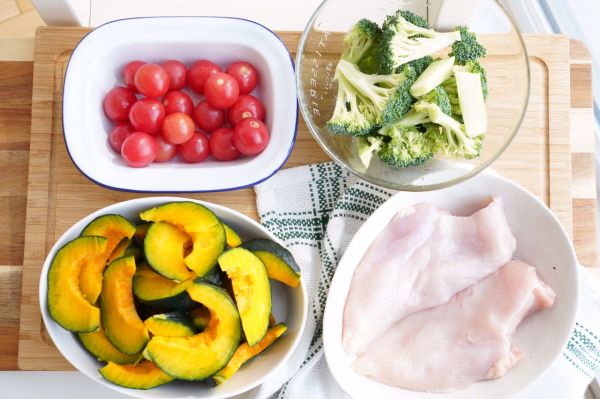 缤纷时蔬烤鸡胸肉