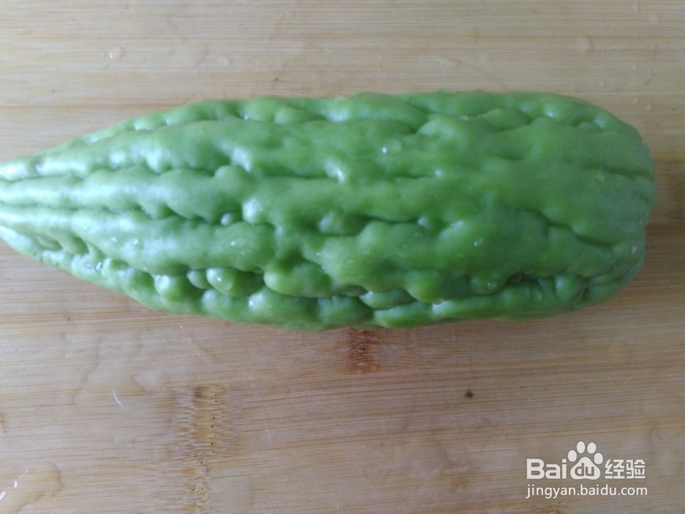 糯米腊肉镶苦瓜的做法