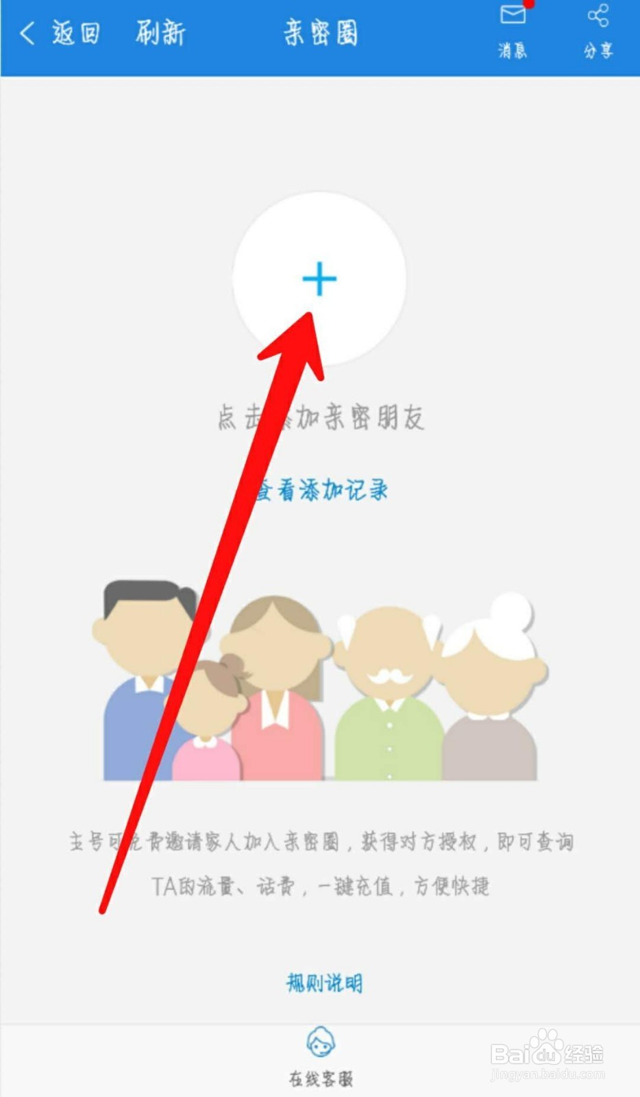 如何邀请家人、情侣加入移动手机号亲密圈