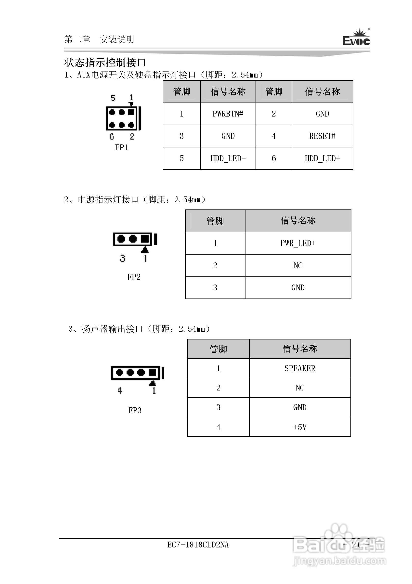 研祥Mini-ITX主板EC7-1818CLD2NA说明书:[3]
