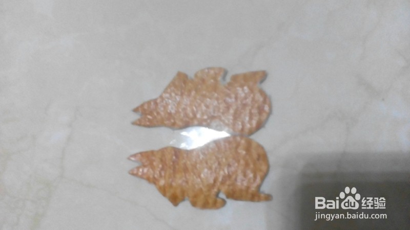 皮包旧物改造——卡通钥匙扣