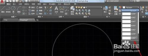 使用AutoCAD如何显示线宽的方法
