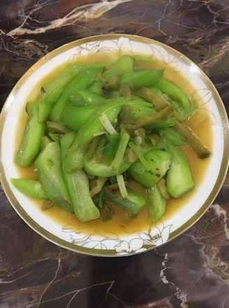 丝瓜炒榨菜的做法