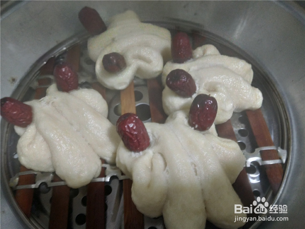 枣花馒头的作法