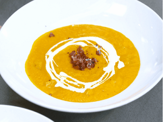 香煎鸡肉培根浓汤怎么做?