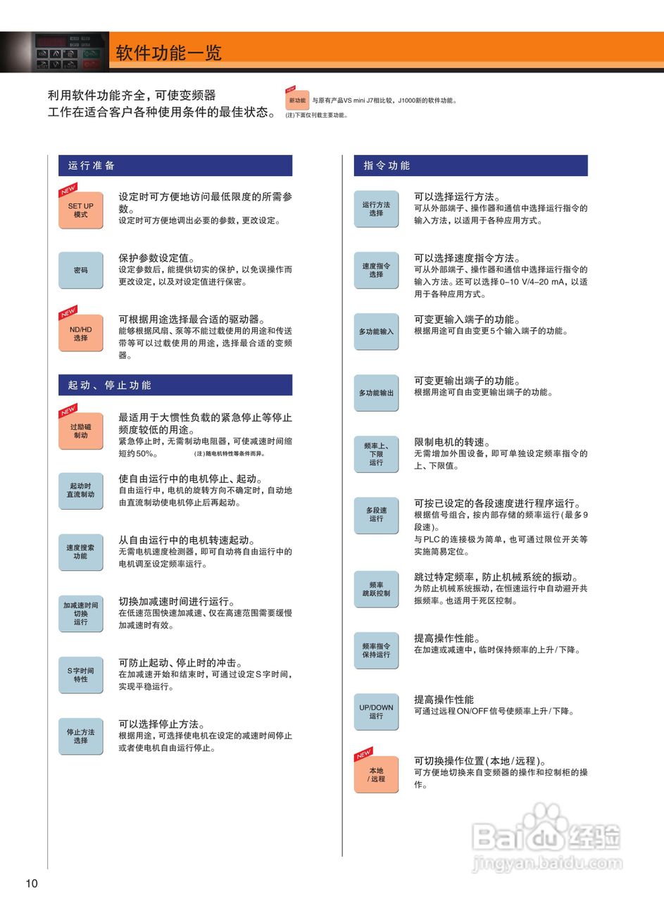 YASKAWA J1000 安川小型简易型变频器说明书:[1]