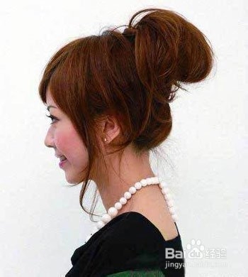 爱美的女生看看如何让盘头