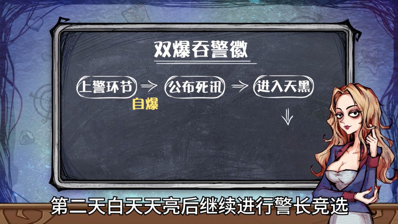 狼人如何利用自爆吞警徽