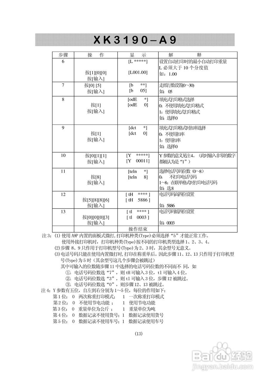 XK3190-A9型称重仪表显示器使用说明书:[2]