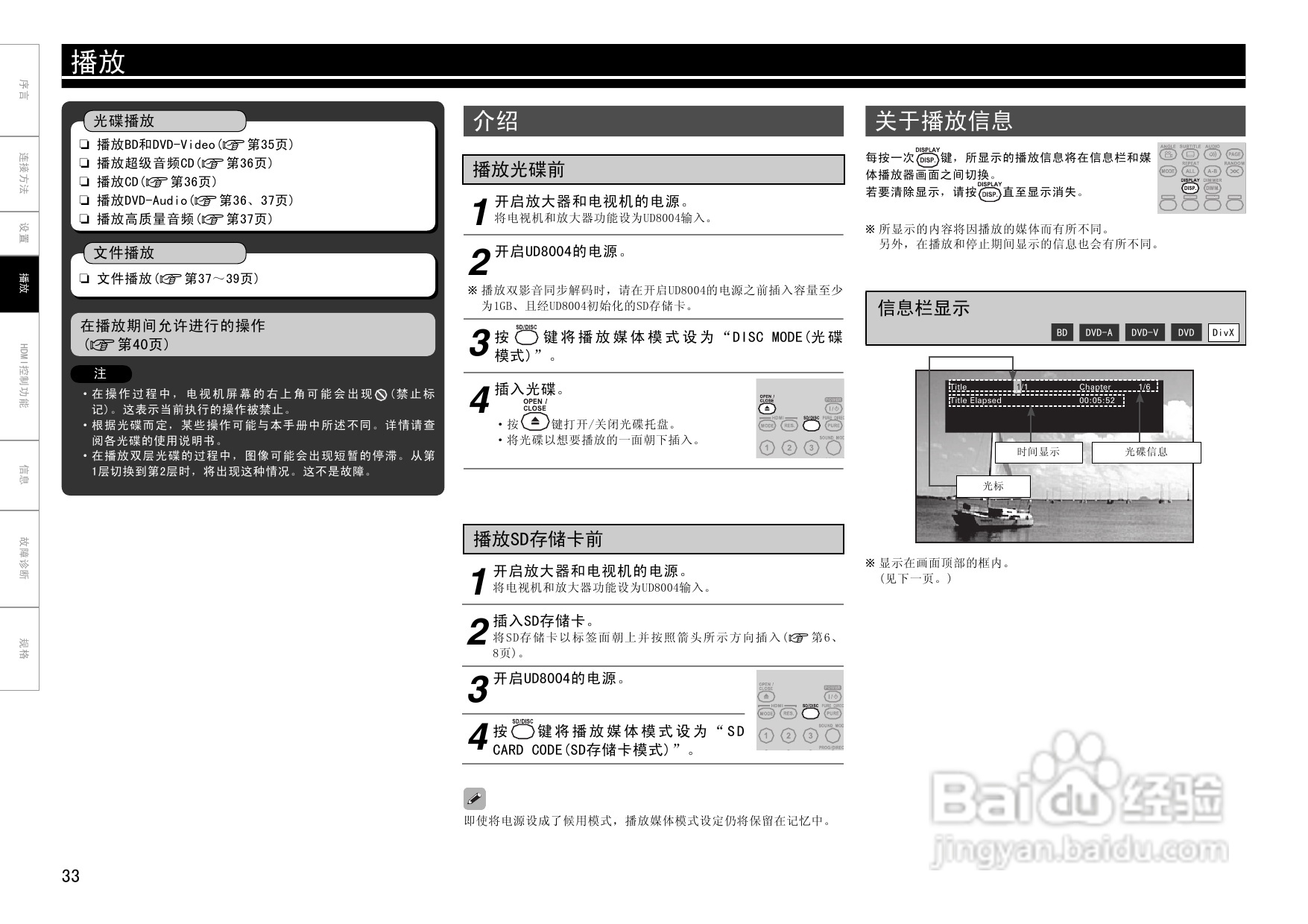 马兰士UD8004.功放使用说明书:[2]