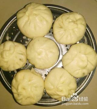 茄子青椒素馅包的做法