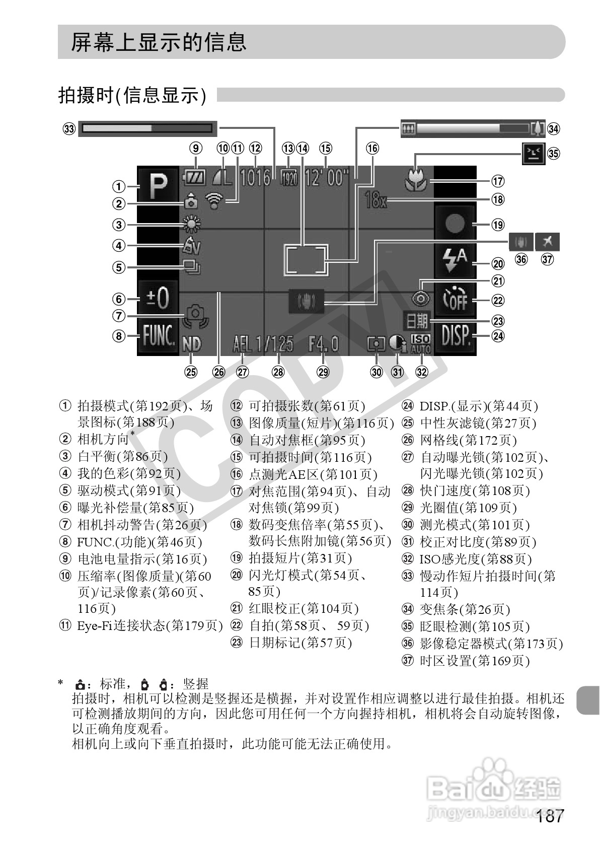 佳能DIGITAL IXUS 310 HS数码相机使用说明书:[19]