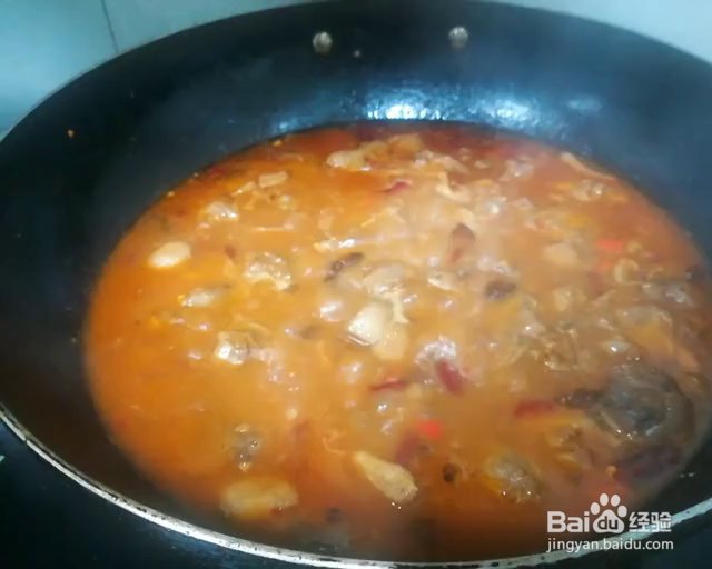 姐姐为我做的川味魔芋烧鸭