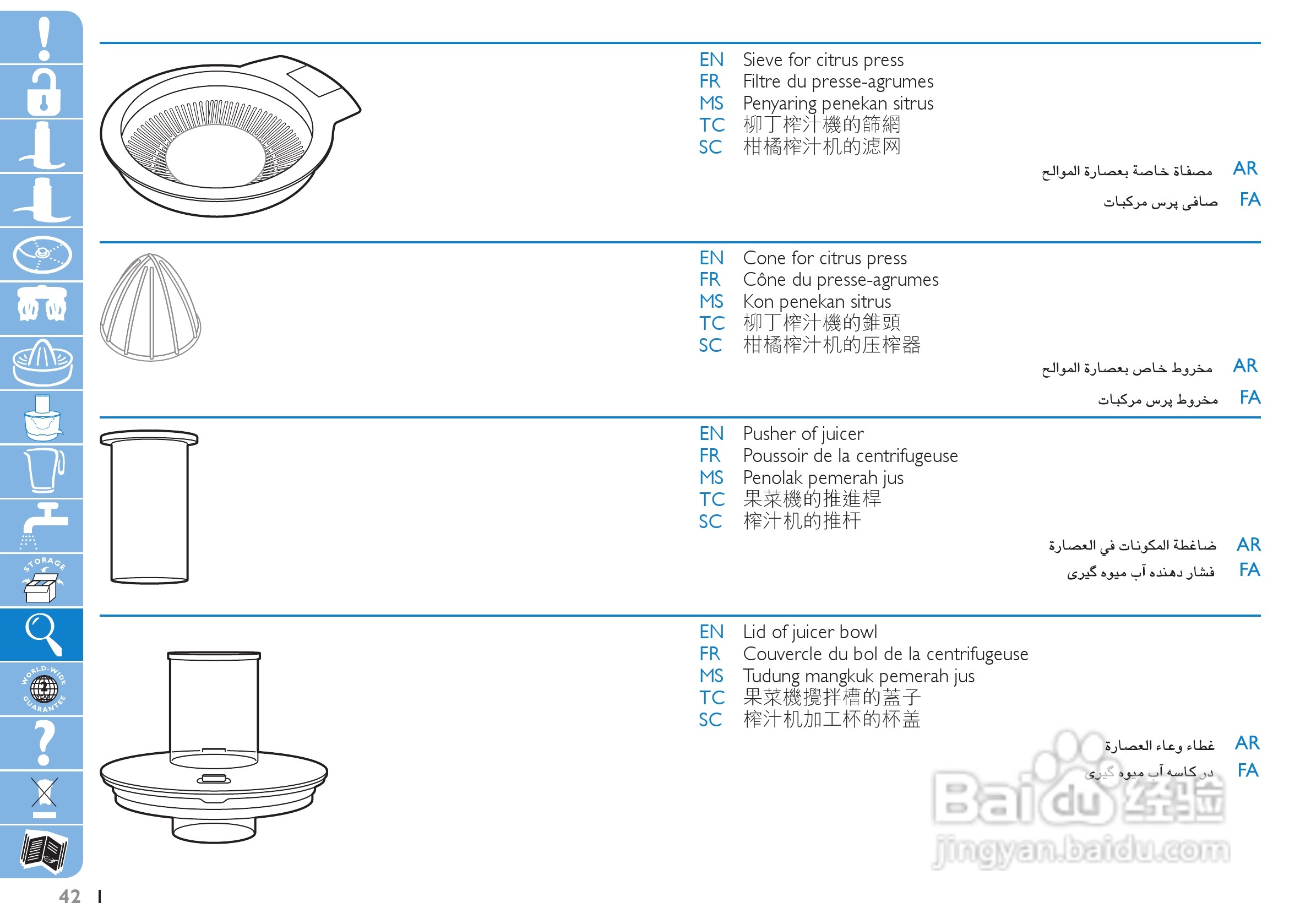 Philips HR7775果汁机用户手册:[5]