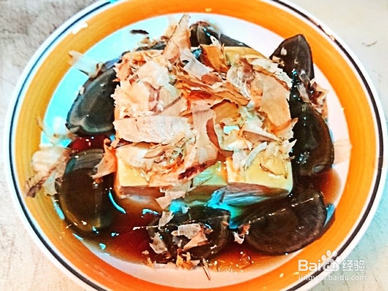 怎样做出家常菜系列之柴魚皮蛋豆腐