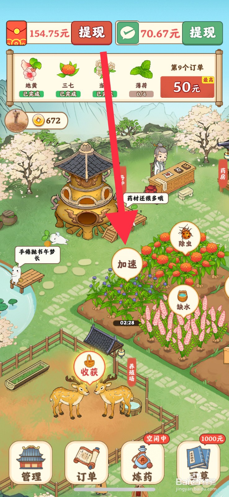 杏林世家手游龙胆植物怎么种植